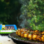 Fresh Marinated Pineapple (3 Skewers)