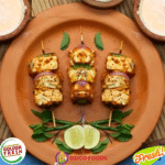 Fresh Malai Paneer Kebab (3 Skewers)