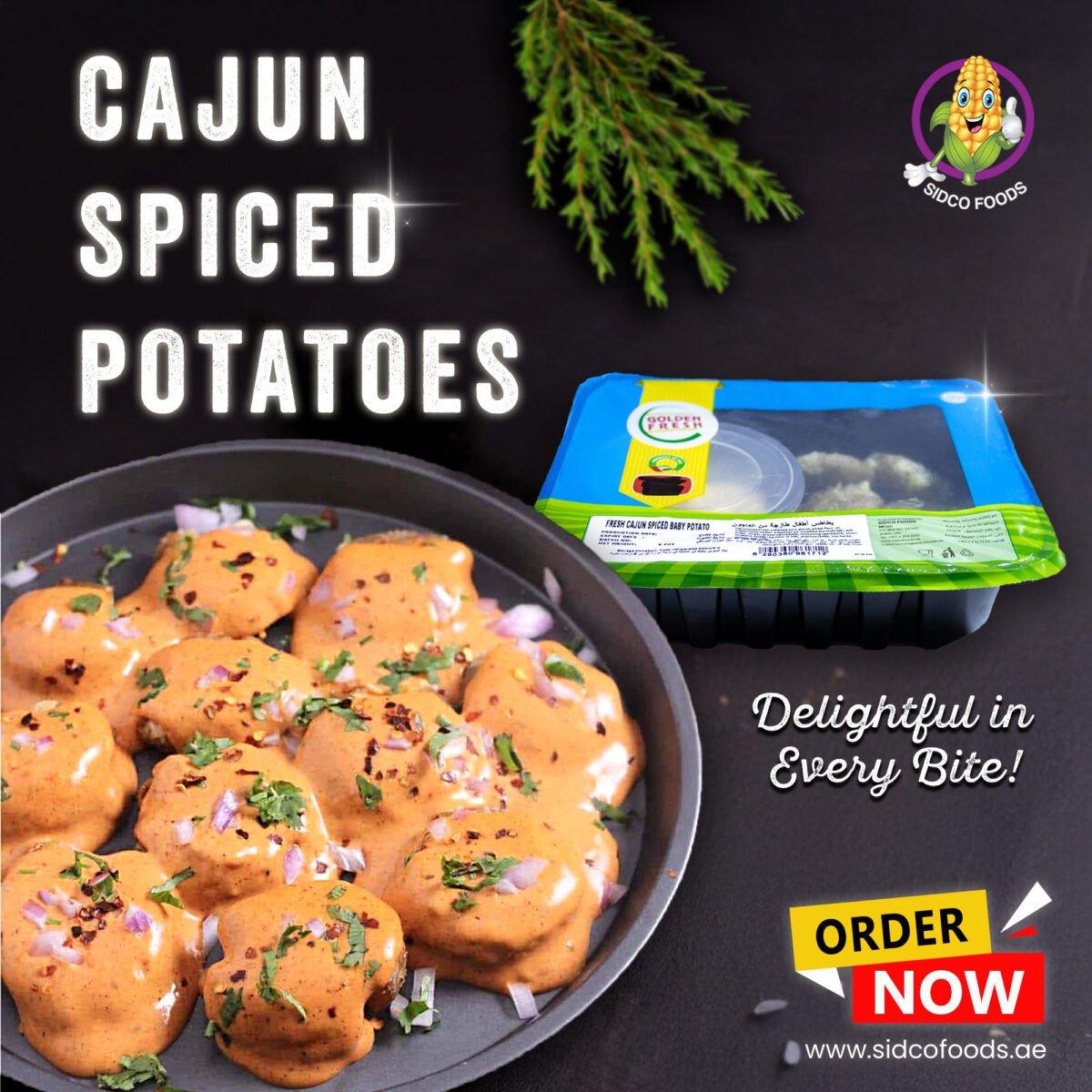 Fresh Cajun Spiced Baby Potatoes (6pcs) - Image 8