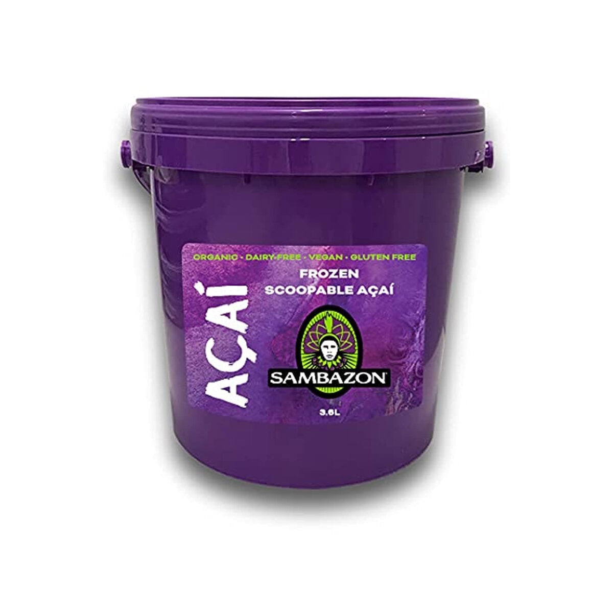 AcaiPureeAllNaturalFrozen36lBucketSambazonNew