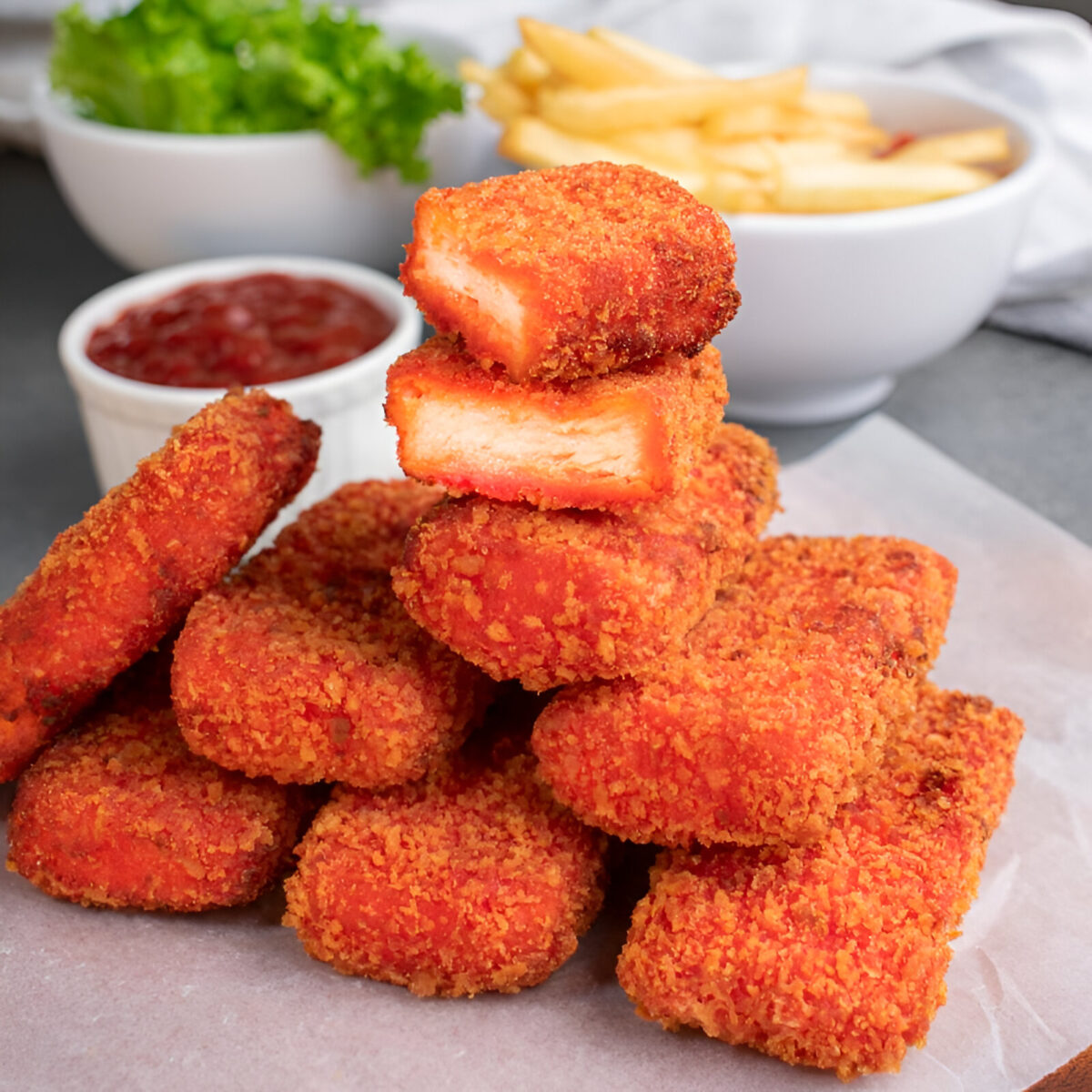 Spicy Chicken Nuggets 320g (8-9 pcs) - Image 3