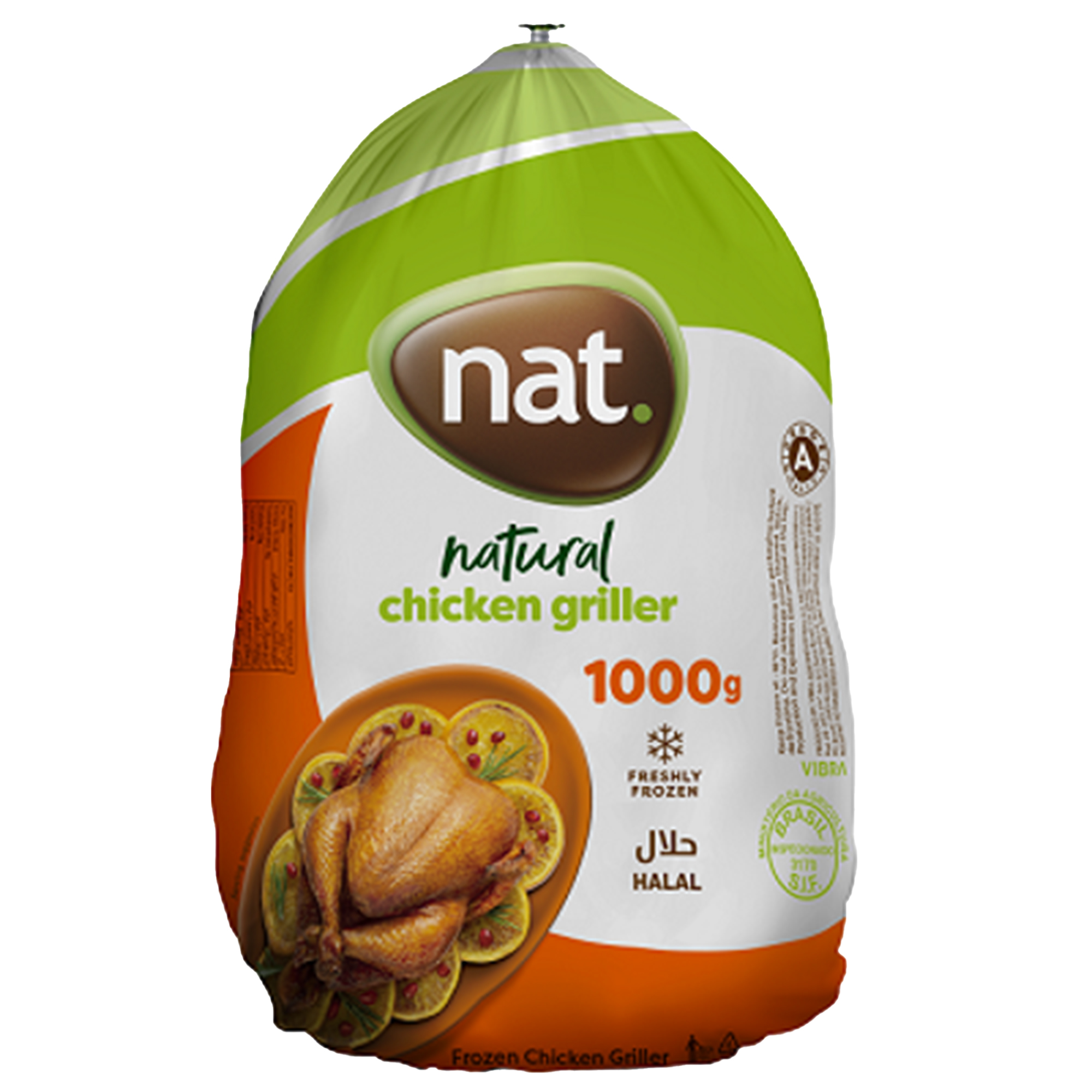 ChickenWhole1000gPack.jpg Nat Chicken Whole 1000g Frozen Brazil - Image 1