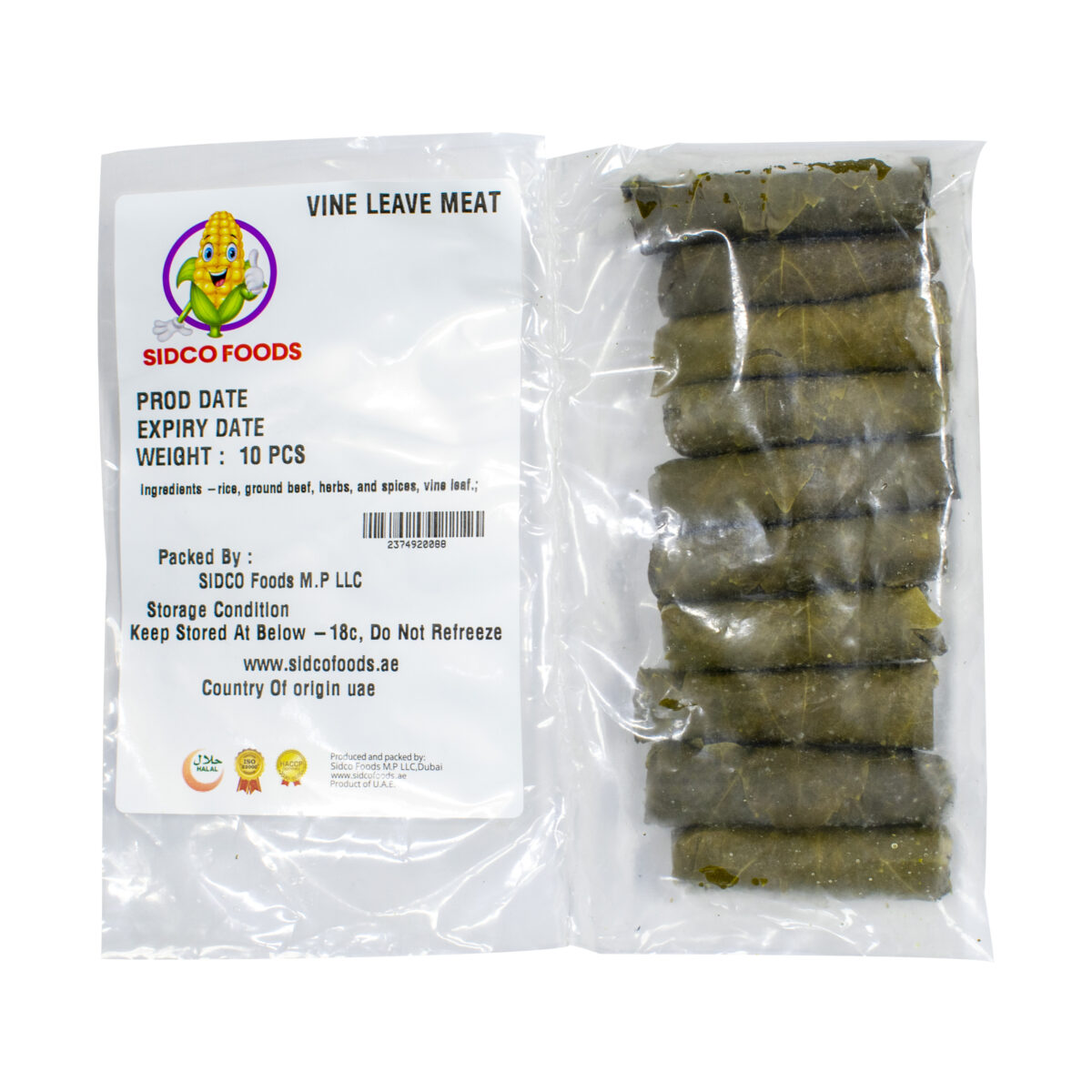 Stuffed vine leaves (Meat) 50 pcs - Image 2
