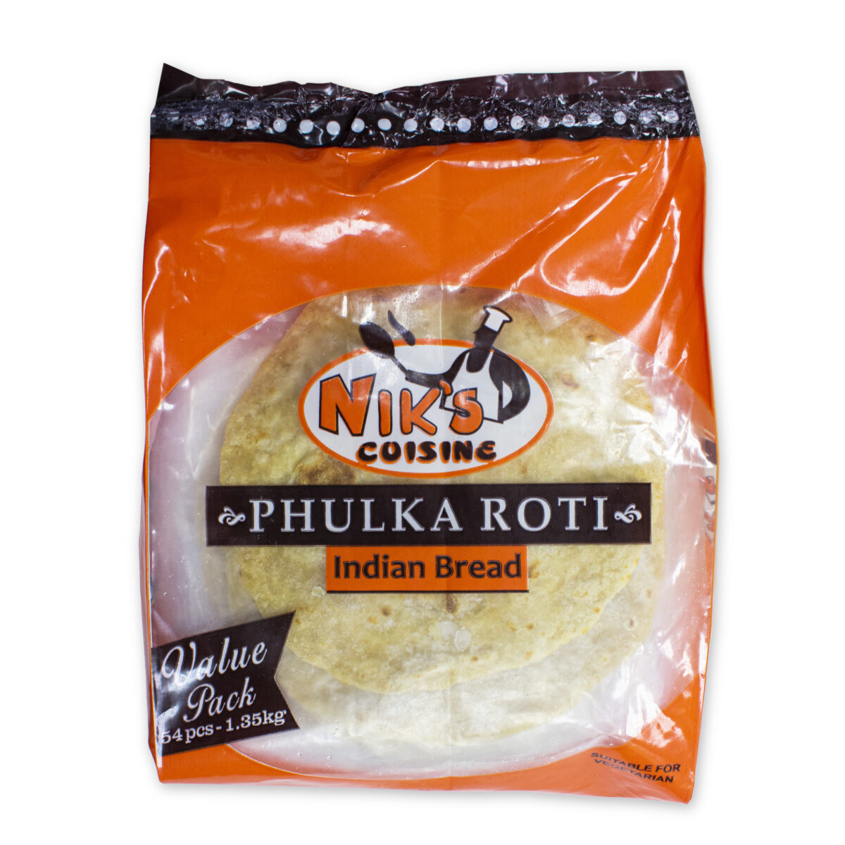 Niks Phulka Roti ( 54 pcs/1.35kg) - Image 2