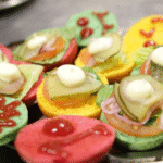 Green Burger Bun Sesame 6pcs (480g) - Image 2