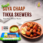 Fresh Soya Chaap Tikka 3 skewer - Image 5