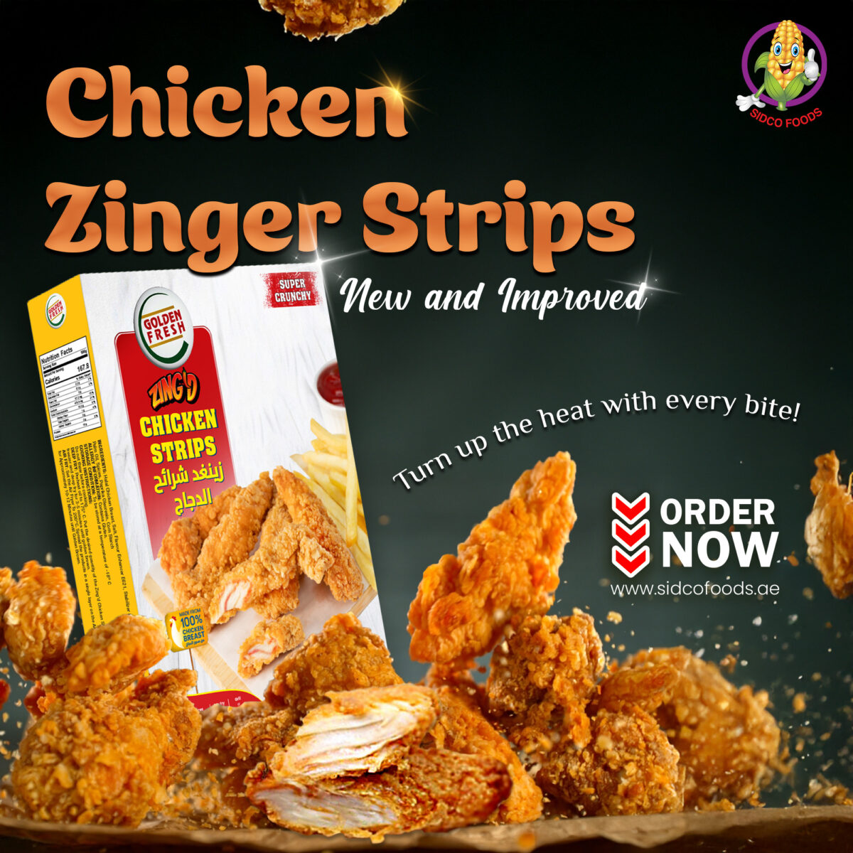 Chicken Zinger Strips 320g (5-6 pcs) - Image 4
