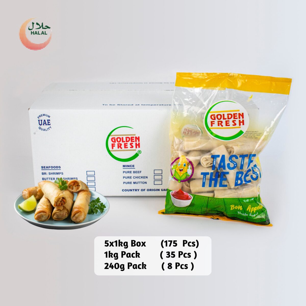 Chicken Spring Roll 24x240 gm (180-200 pcs approx) - Image 2