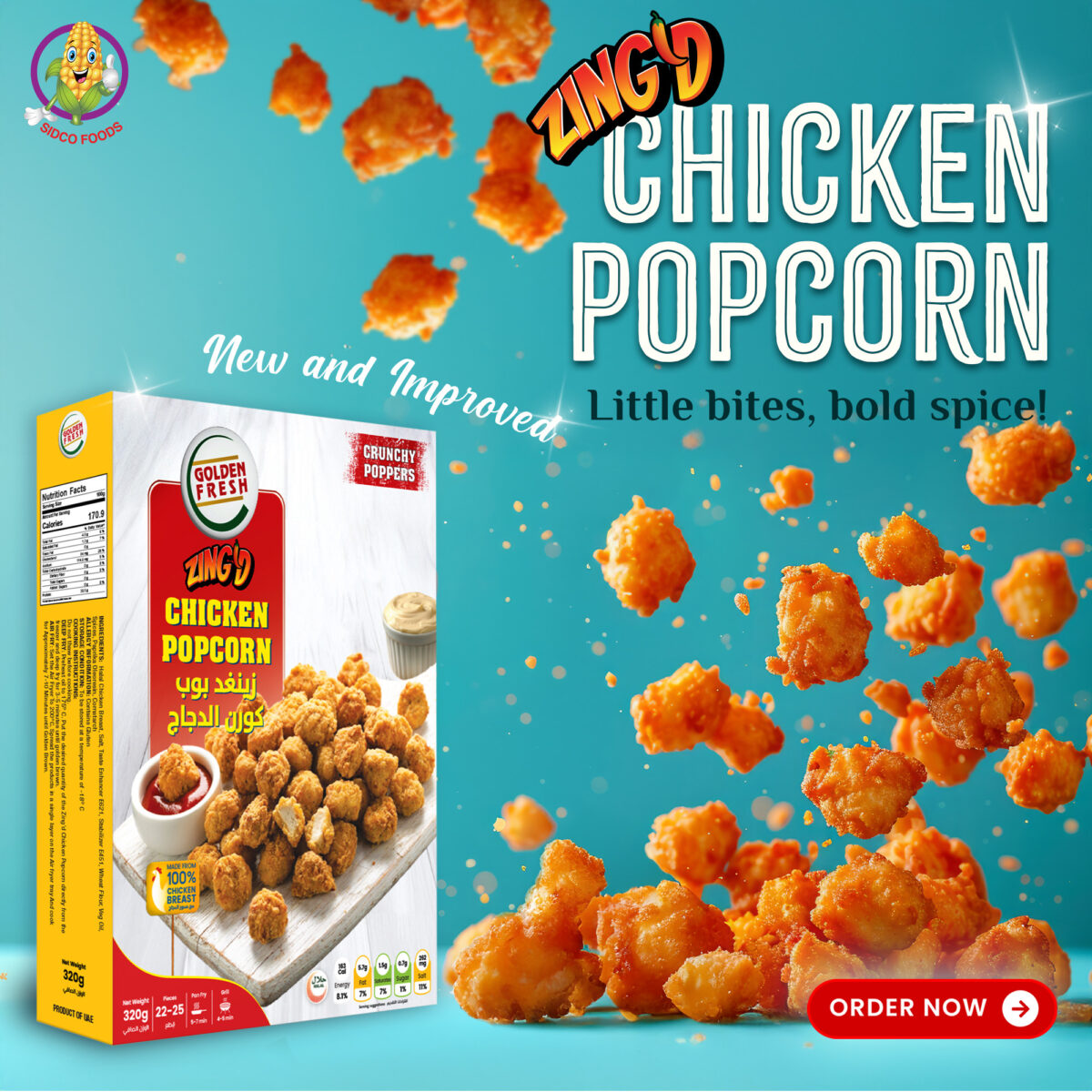 Chicken Popcorn 320g  (22-25 pcs) - Image 3