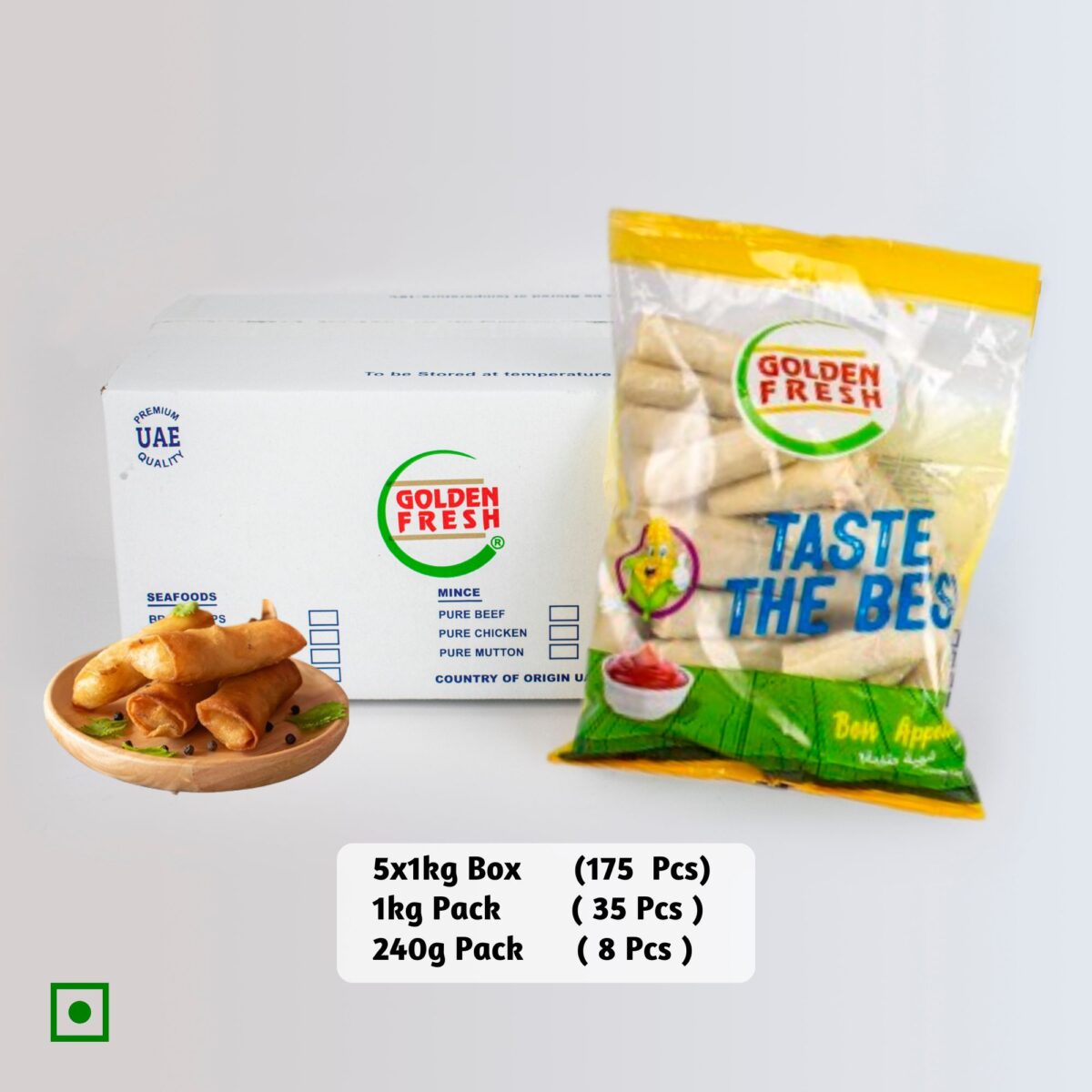 Cheese Spring Roll 5x1kg (150pcs approx.) - Image 2