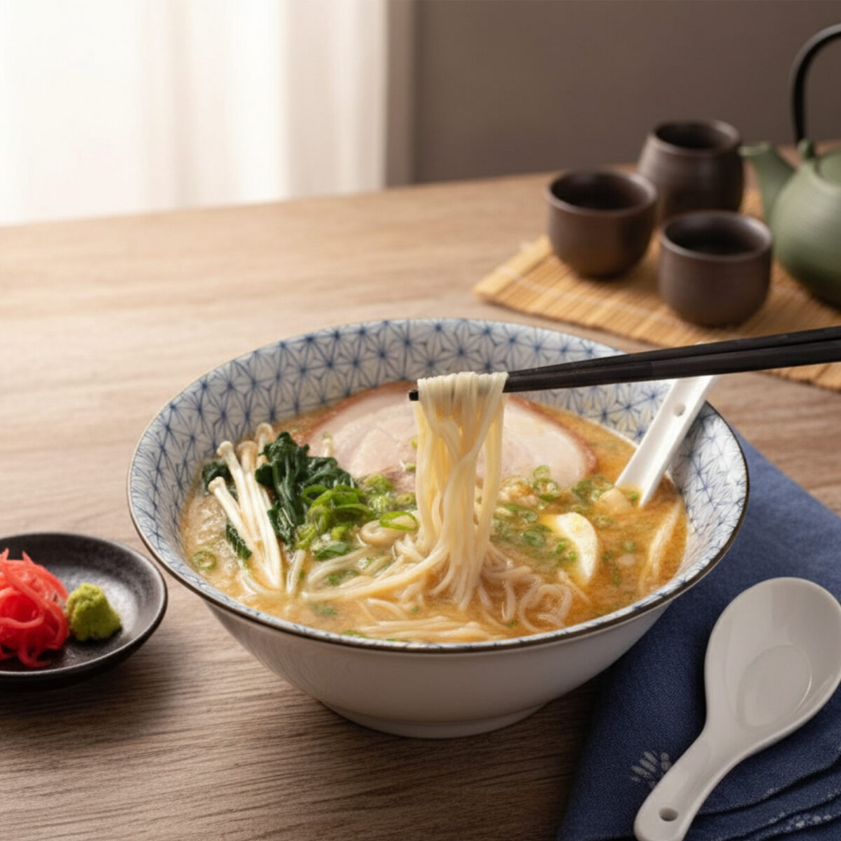 White Ramen Soup Noodles (1 Kg) - Image 2