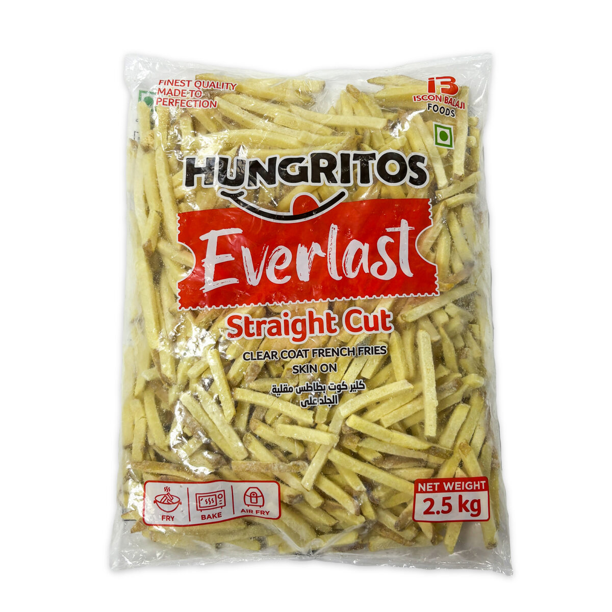 Skin-On Coated 9mm French Fries 4x2.5kg - Image 2